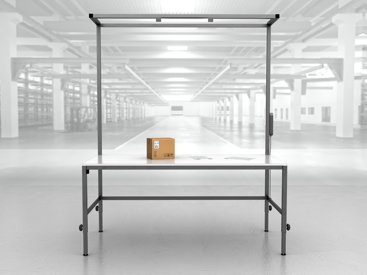 stół do pakowania paczek