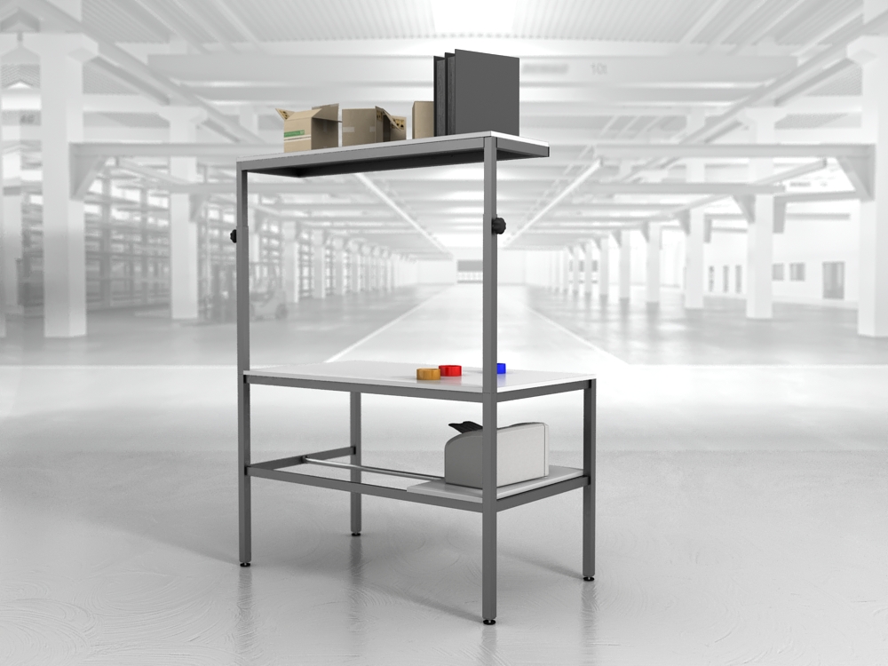 stół do pakowania paczek