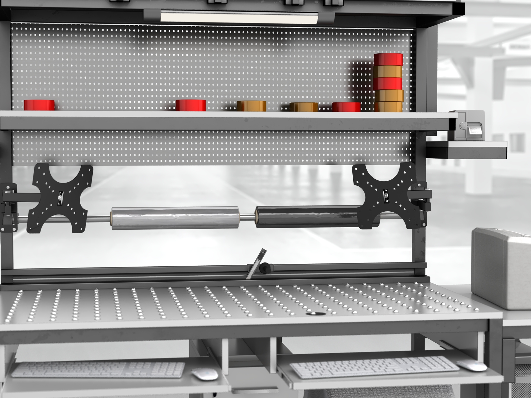 stół do pakowania paczek