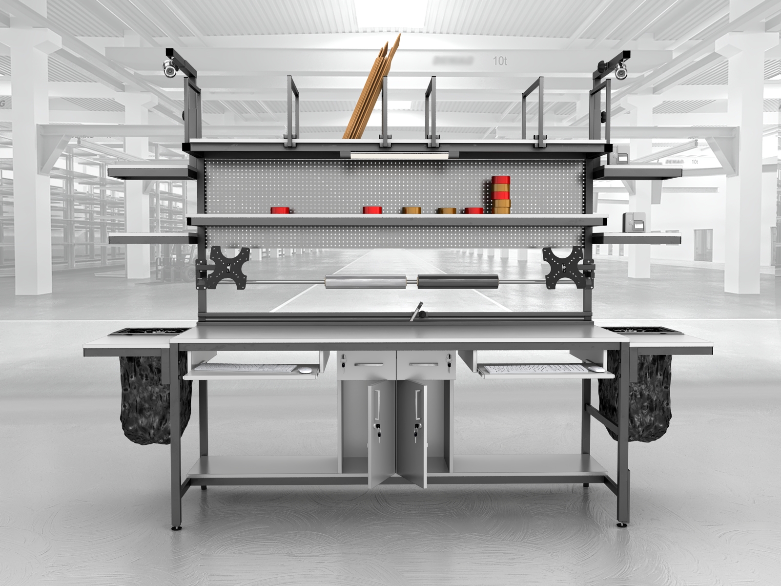 stół do pakowania paczek