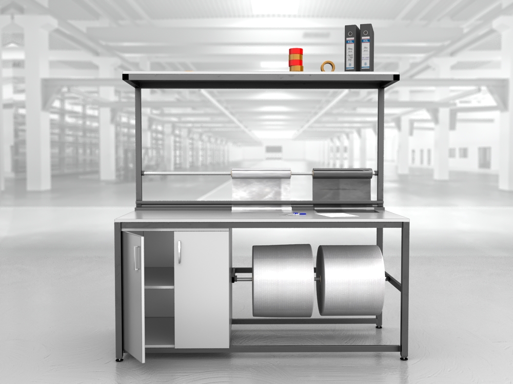 stół do pakowania paczek