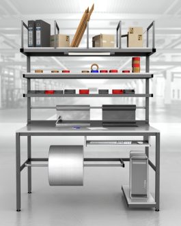 Stół warsztatowy do pakowania 160x80x225cm Art_730A