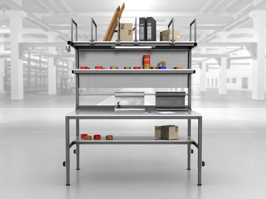 stół do pakowania paczek