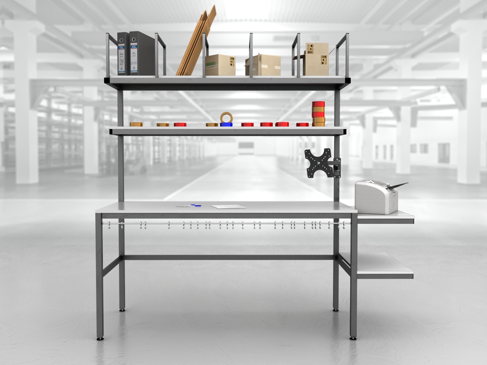 stół do pakowania paczek