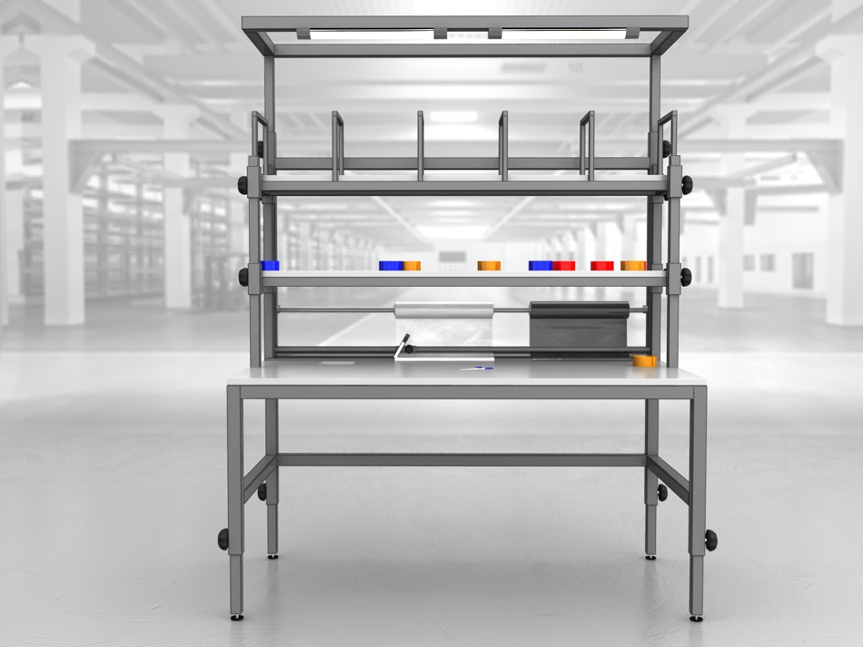 stół do pakowania paczek
