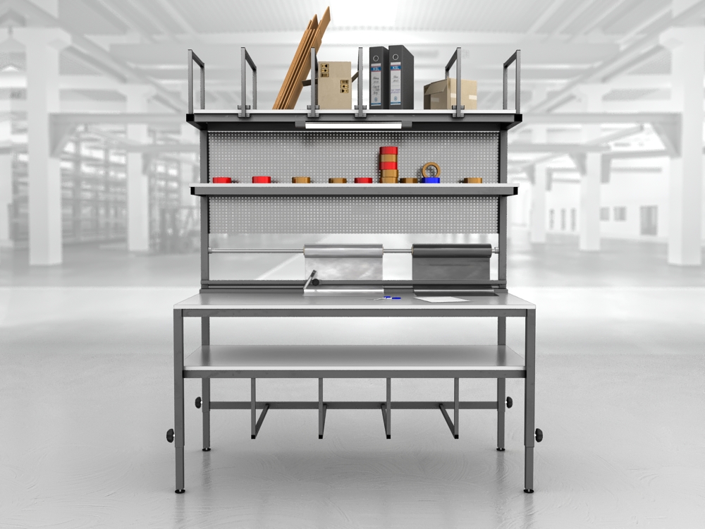 stół do pakowania paczek