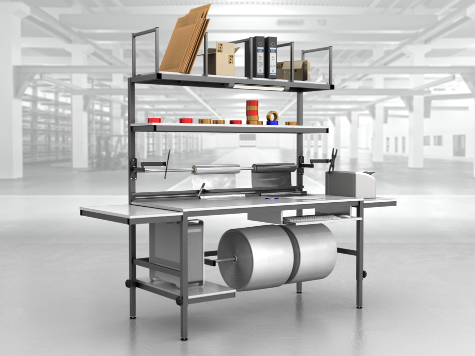 stół do pakowania paczek