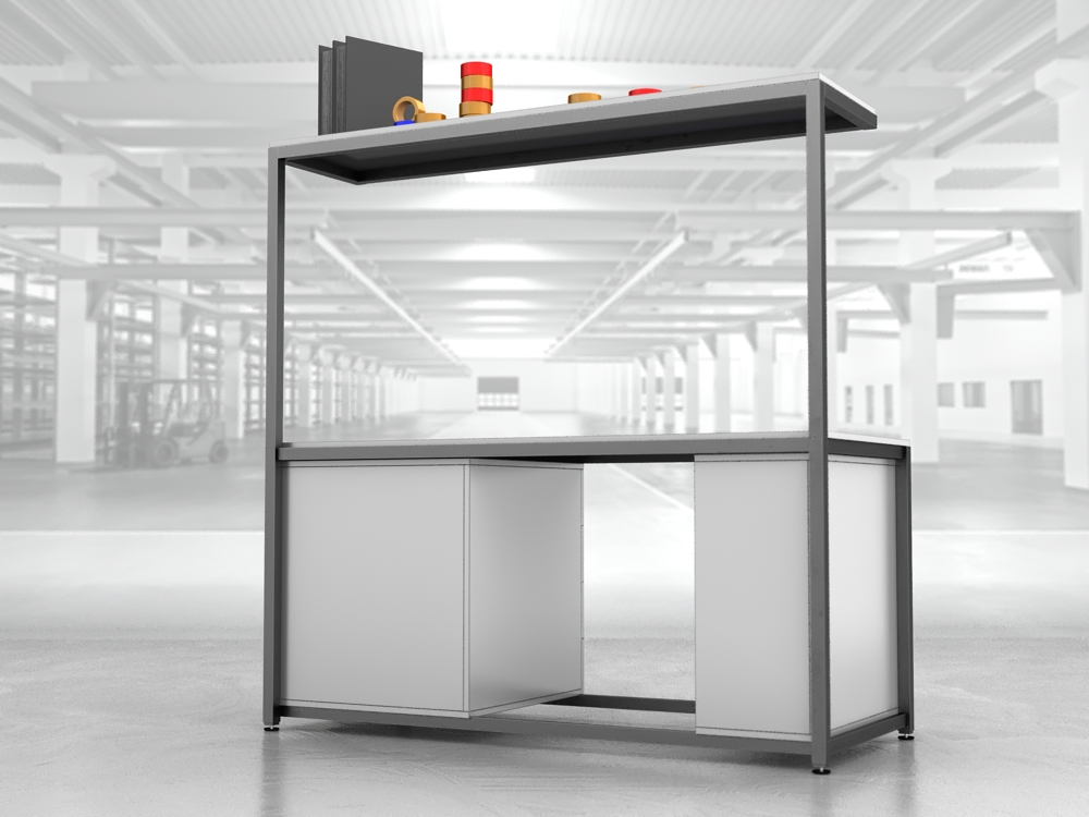 stół do pakowania paczek