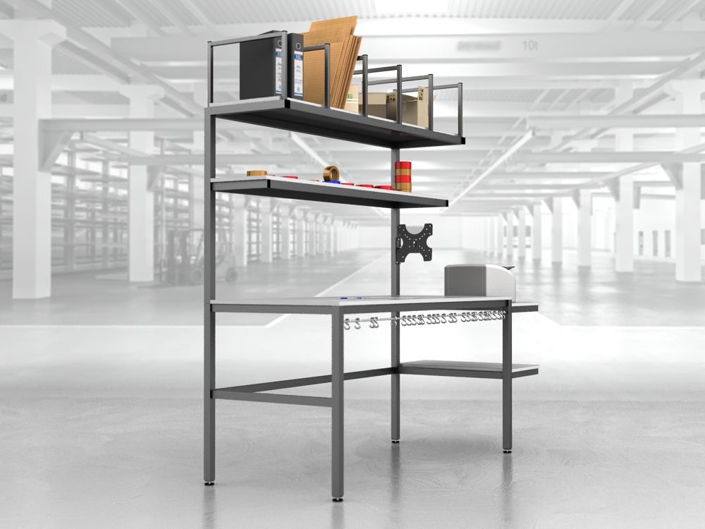 stół do pakowania paczek