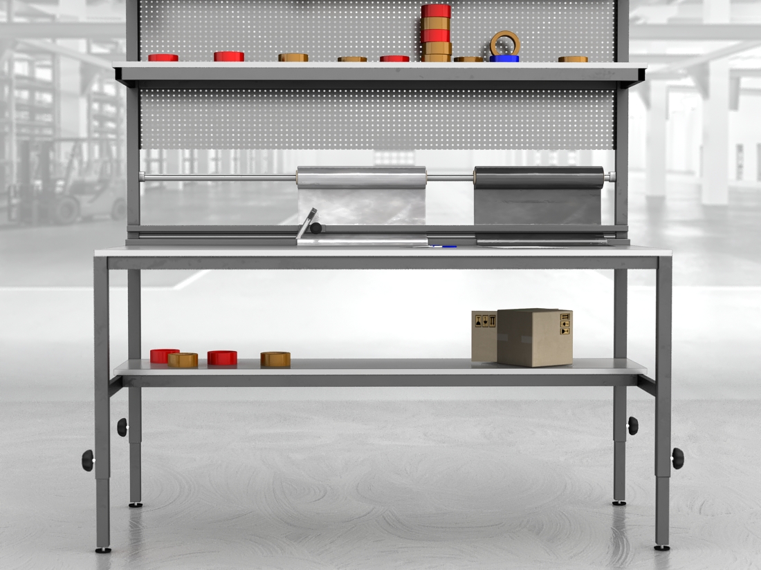 stół do pakowania paczek