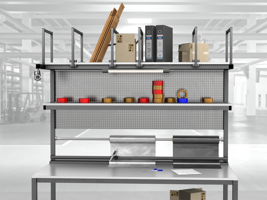 stół do pakowania paczek