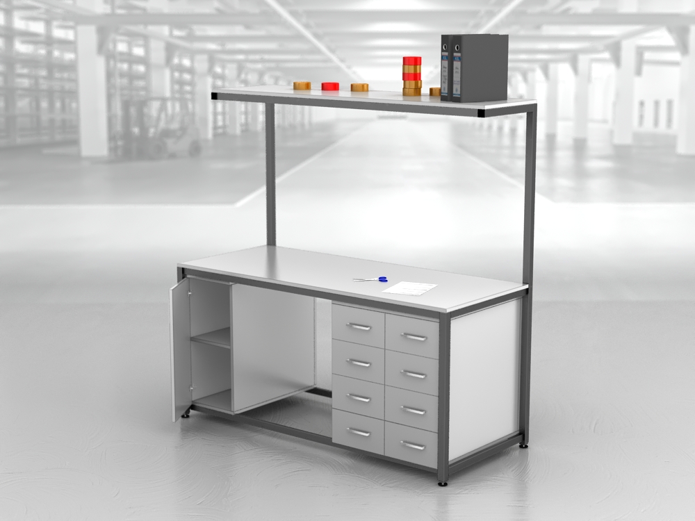 stół do pakowania paczek