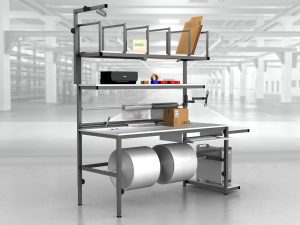 stół do pakowania paczek