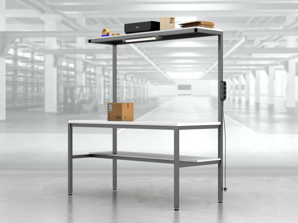 stół do pakowania paczek