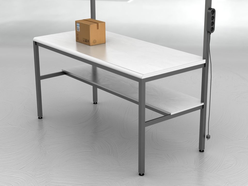 stół do pakowania paczek