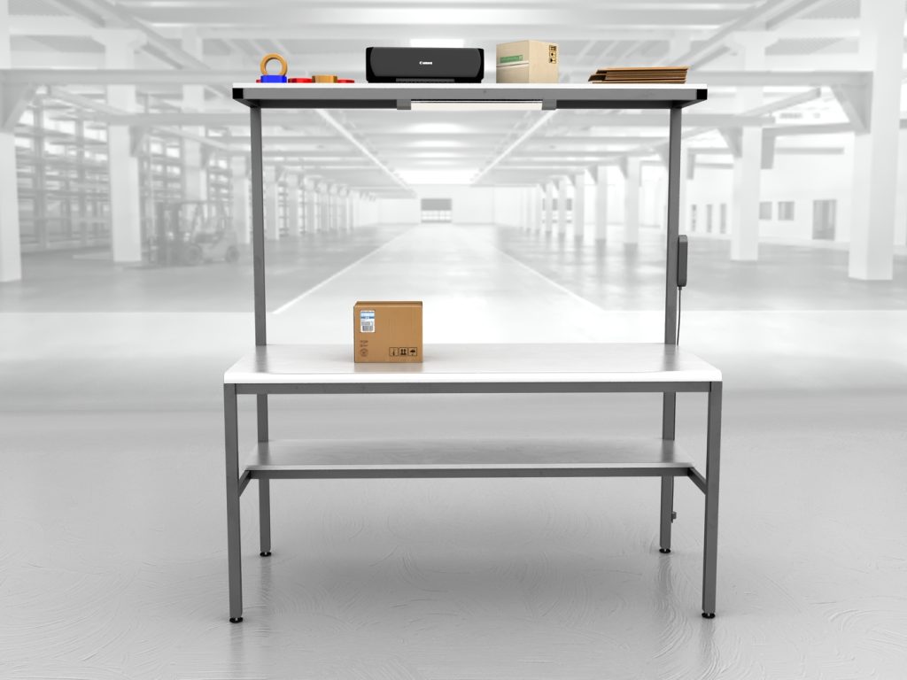 stół do pakowania paczek