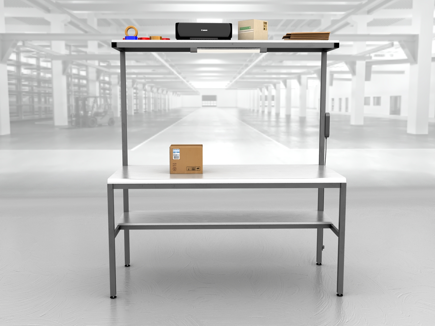 stół do pakowania paczek