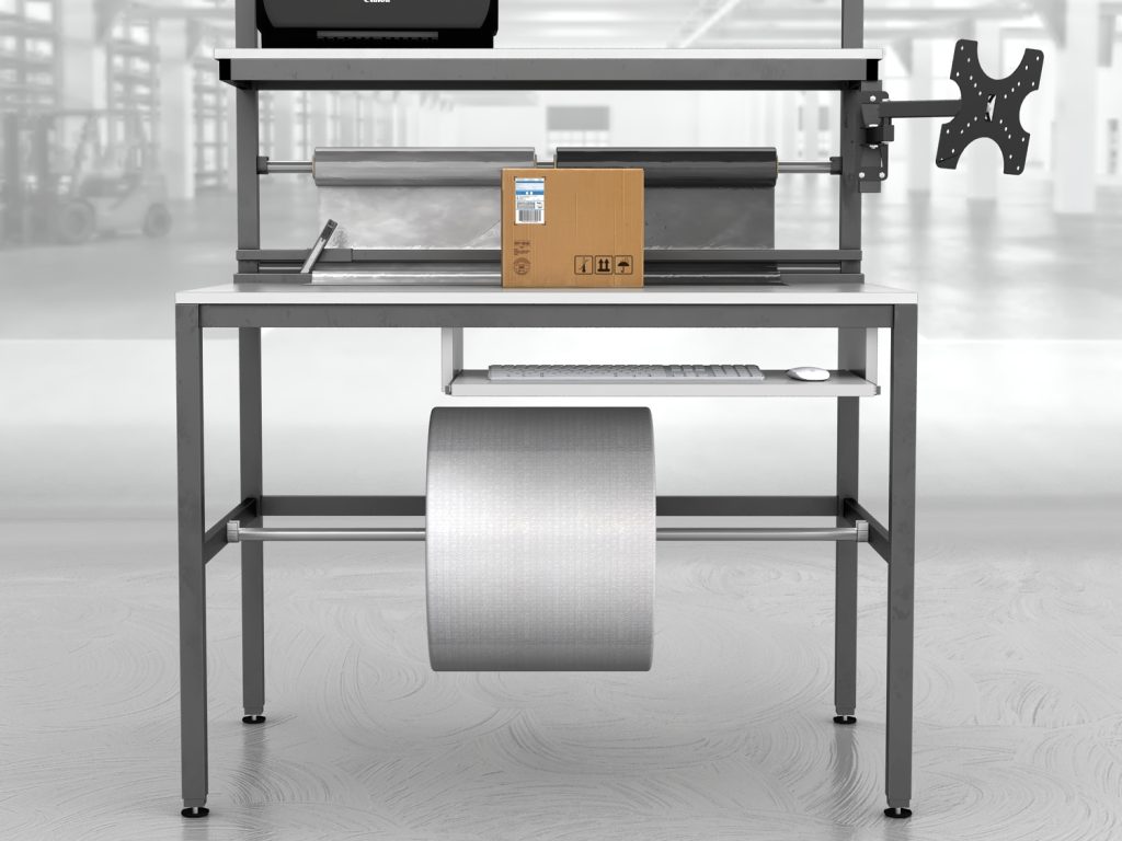 stół do pakowania paczek