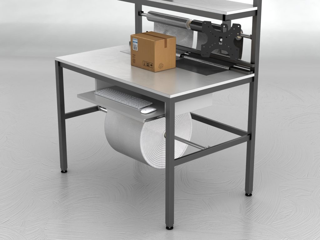 stół do pakowania paczek