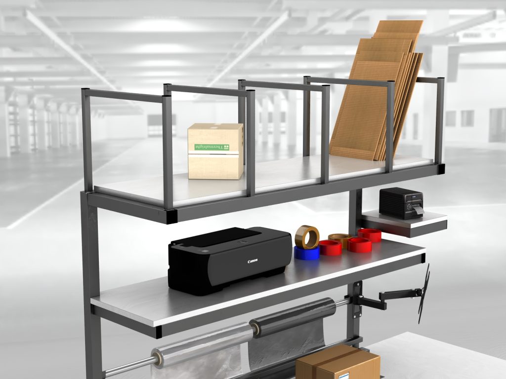 stół do pakowania paczek