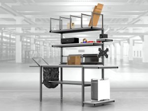 stół do pakowania paczek