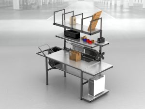 stół do pakowania paczek