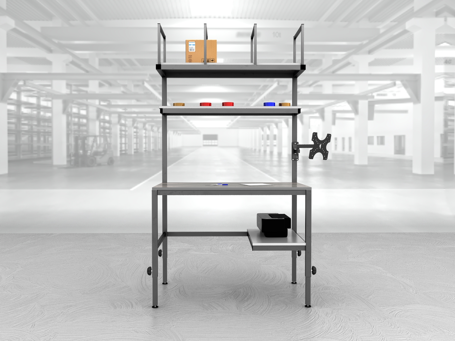 stół do pakowania paczek