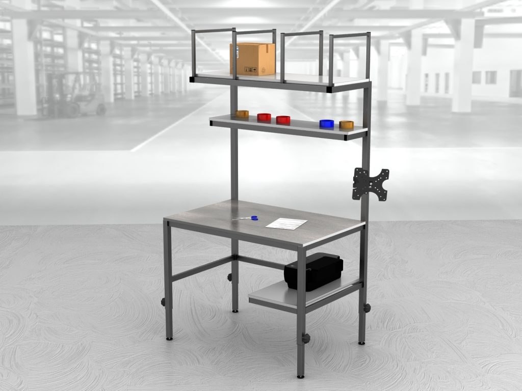 stół do pakowania paczek