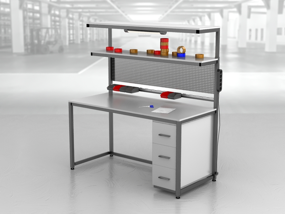 stół do pakowania paczek