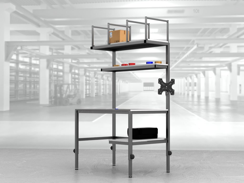 stół do pakowania paczek