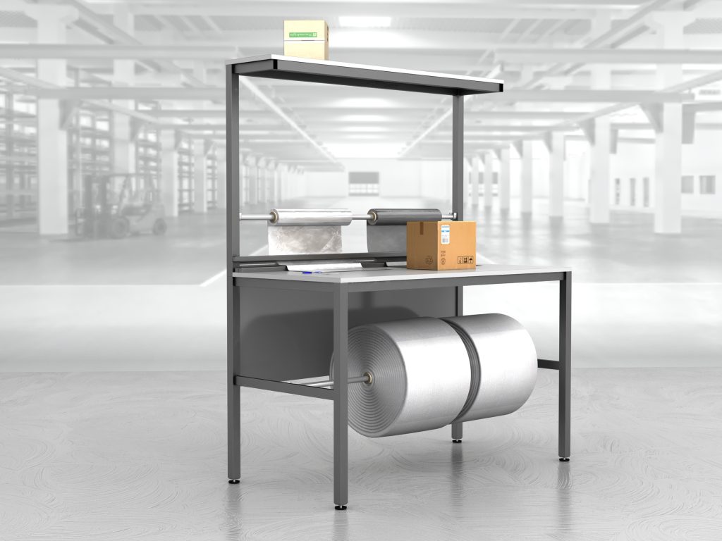 stół do pakowania paczek