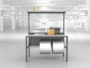 stół do pakowania paczek