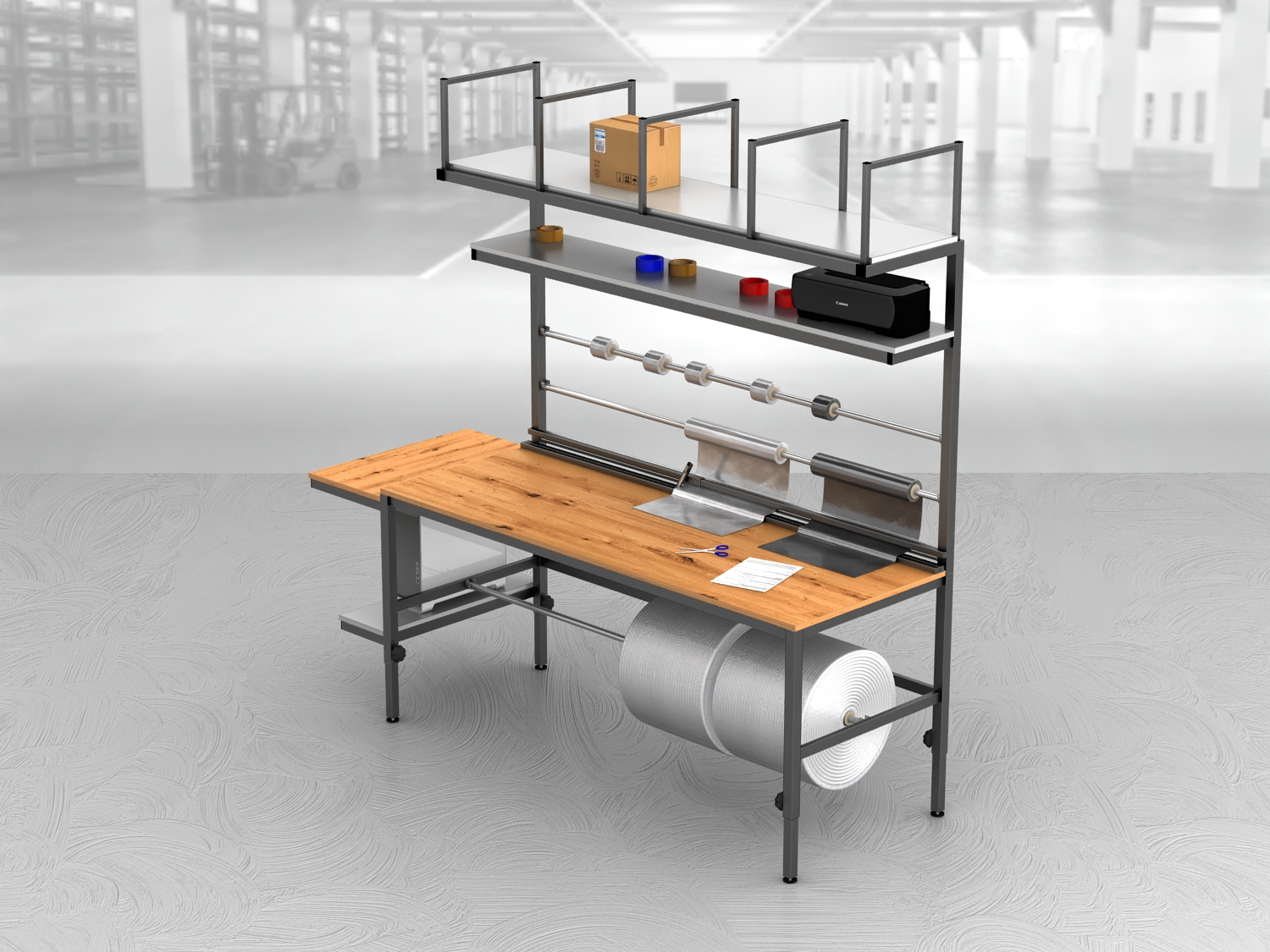 Stół do sortowania paczek