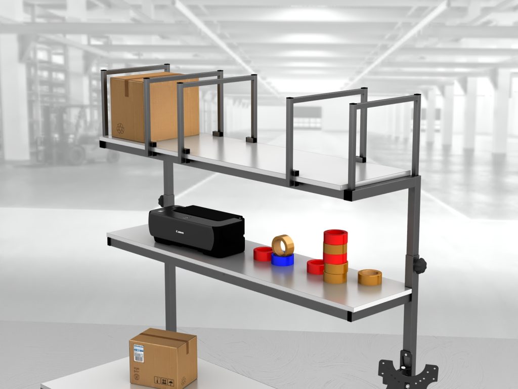 stół do pakowania paczek