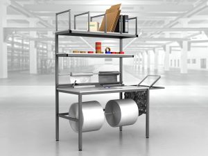 stół do pakowania paczek