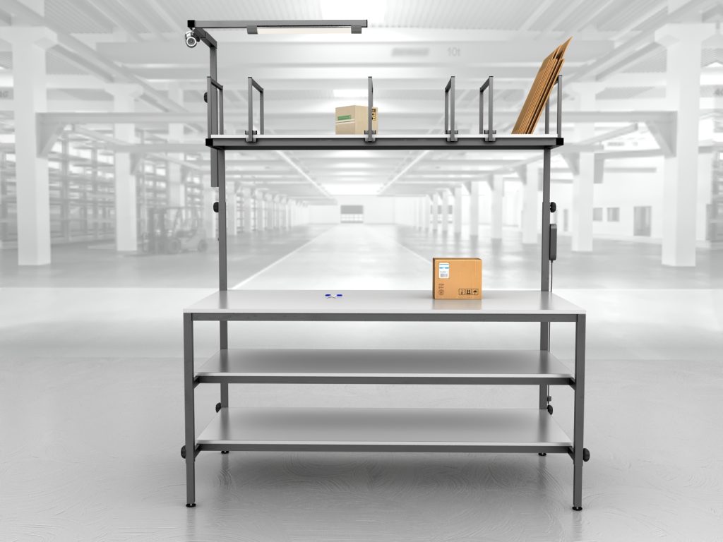 stół do pakowania paczek