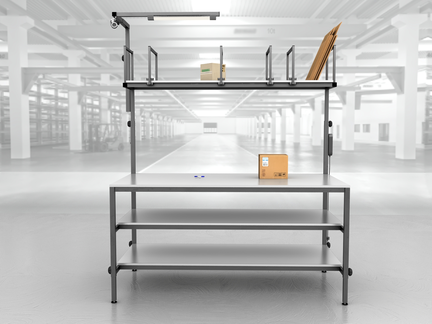 stół do pakowania paczek