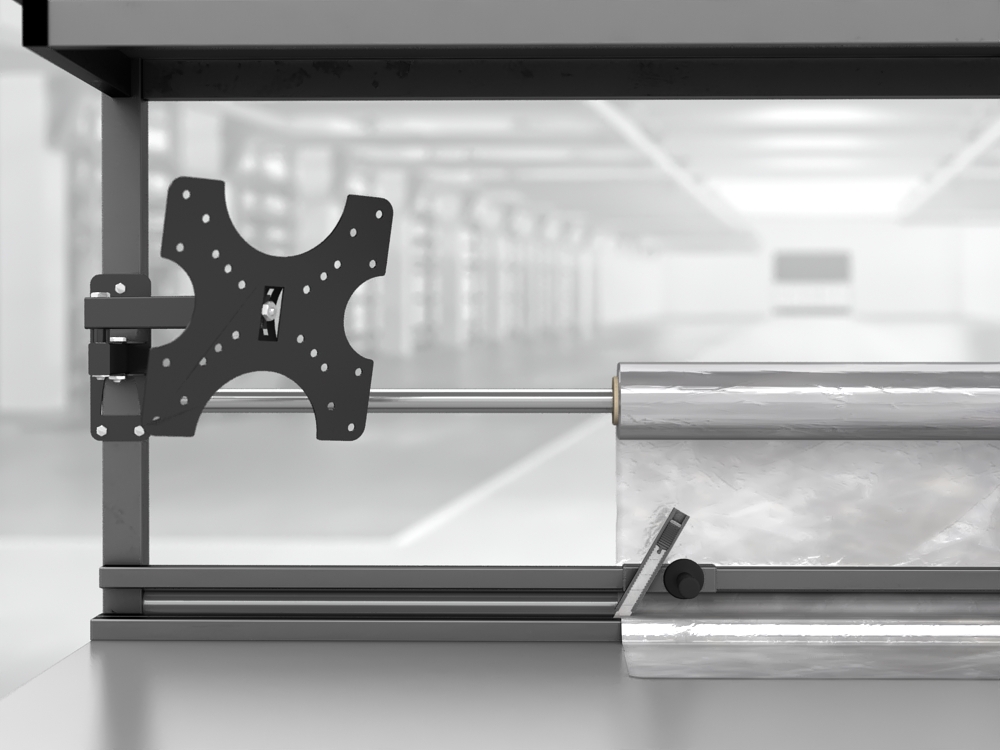 stół do pakowania paczek