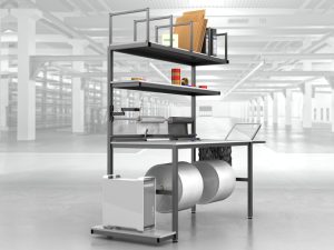 stół do pakowania paczek