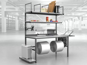 stół do pakowania paczek