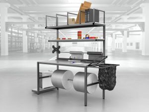 stół do pakowania paczek