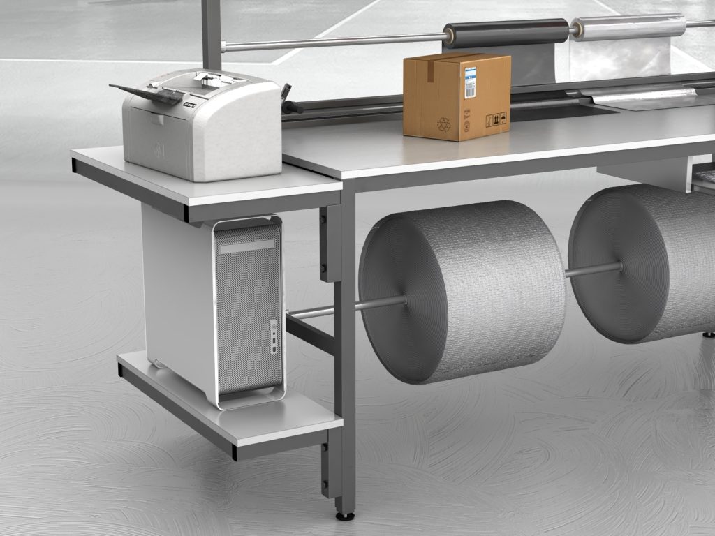 stół do pakowania paczek