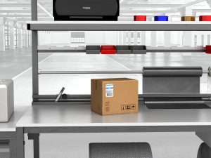 stół do pakowania paczek