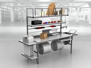 stół do pakowania paczek