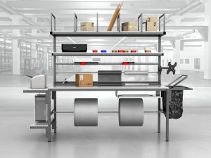 stół do pakowania paczek