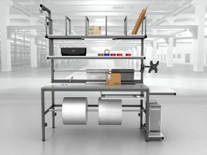 stół do pakowania paczek