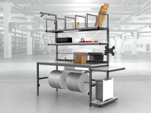 stół do pakowania paczek