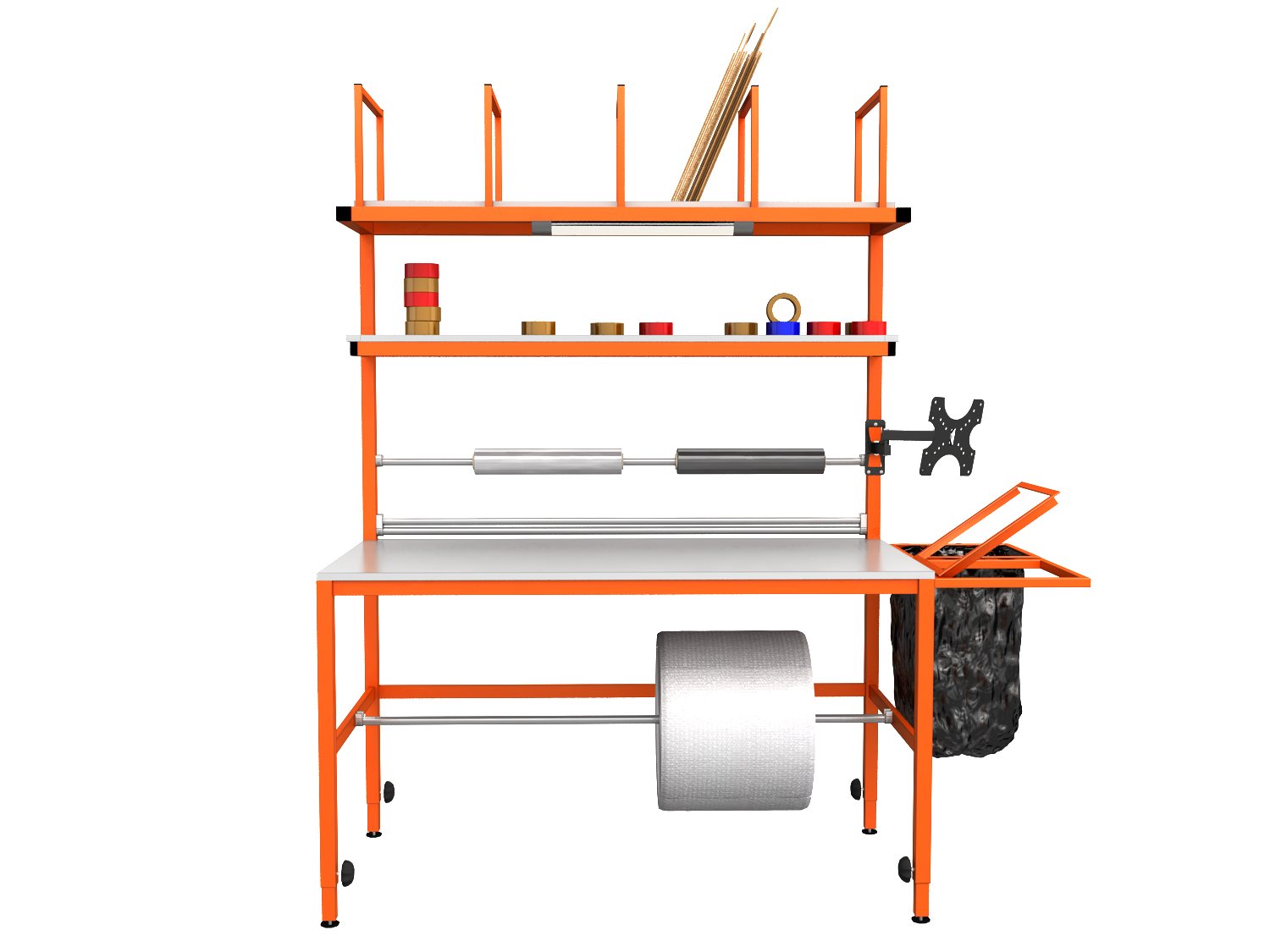 stół do pakowania paczek