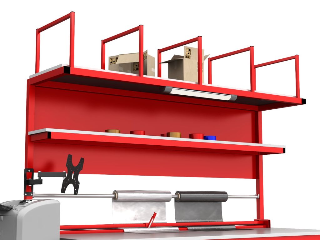 stół do pakowania paczek