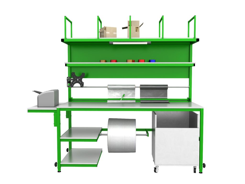 stół do pakowania paczek